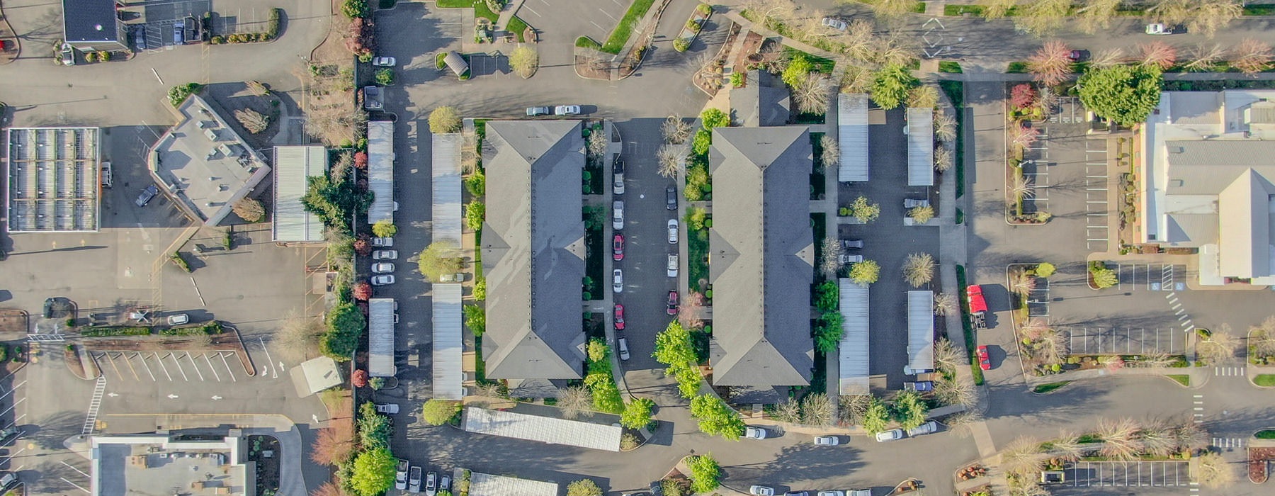 overhead view of Stone Ridge Apartment community